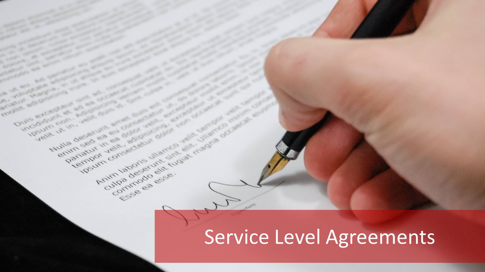 Service Level Agreement - SLA